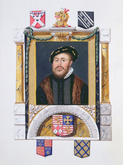 Ritratto di Charles Brandon (1488-1545) Duca di Suffolk da giovane da Sarah Countess of Essex